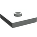 LEGO Hellgrau Platte 2 x 2 mit Nut und 1 Center Stud (23893 / 87580)