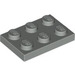 LEGO Light Gray Plate 2 x 3 (3021)