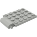 LEGO Light Gray Plate 4 x 5 Trap Door Curved Hinge (30042)