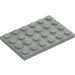 LEGO Light Gray Plate 4 x 6 (3032)