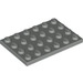 LEGO Light Gray Plate 4 x 6 (3032)