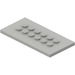 LEGO Light Gray Plate 4 x 8 with Studs in Centre (6576)