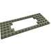 LEGO Light Gray Plate 6 x 16 with Motor Cutout Type 1 (Narrow Cutout)