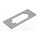 LEGO Light Gray Plate 6 x 16 with Motor Cutout Type 2 (Large Cutout) (3058)