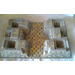 LEGO Light Gray Raised Baseplate 32 x 48 x 6 with Four Corner Holes with Stones / Bricks Pattern (30271)