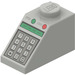 LEGO Light Gray Slope 1 x 2 (45°) with Keypad, Green Digital Display, and Buttons Pattern (3040)