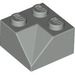 LEGO Hellgrau Steigung 2 x 2 (45°) mit Doppelt Concave (Raue Oberfläche) (3046 / 4723)