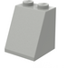 LEGO Light Gray Slope 2 x 2 x 2 (65°) with Bottom Tube (3678)