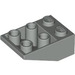 LEGO Lichtgrijs Helling 2 x 3 (25°) Omgekeerd zonder verbindingen tussen noppen (3747)