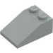 LEGO Light Gray Slope 2 x 3 (25°) with Rough Surface (3298)