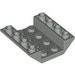 LEGO Light Gray Slope 4 x 4 (45°) Double Inverted with Open Center (No Holes) (4854)