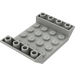 LEGO Light Gray Slope 4 x 6 (45°) Double Inverted with Open Center without Holes (30283)