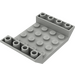 LEGO Light Gray Slope 4 x 6 (45°) Double Inverted with Open Center without Holes (30283 / 60219)