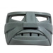 LEGO Light Gray Sports Hockey Mask with Eyeholes and Four Large Teeth