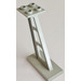 LEGO Light Gray Support 2 x 4 x 5 Stanchion Inclined with Thin Supports