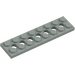 LEGO Light Gray Technic Plate 2 x 8 with Holes (3738)