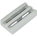 LEGO Light Gray Tile 1 x 2 Grille (without Bottom Groove)