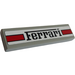 LEGO Light Gray Tile 1 x 4 with &quot;Ferrari&quot; Sticker (2431)