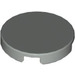 LEGO Light Gray Tile 2 x 2 Round with &quot;X&quot; Bottom (4150)