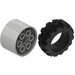 LEGO Light Gray Tire 49.6 x 20 Thick Rubber (Balloon 20 x 30) with Technic Hub Ø30.4 X 20