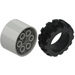 LEGO Lysegrå Tire 49.6 x 20 Thick Rubber (Balloon 20 x 30) with Technic Hub Ø30.4 X 20