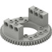 LEGO Light Gray Top for Turntable with Technic Bricks Attached (2855)