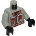 LEGO Lichtgrijs Torso met Brandweerman Shirt (973)