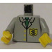 LEGO Light Gray Town Torso with Bank Employee Uniform (973)