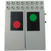 LEGO Light Gray Train 12V Remote Control 8 x 10 with Signal Pattern
