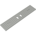 LEGO Light Gray Train Base 6 x 28 with 2 Rectangular Cutouts and 3 Round Holes Each End (4093)