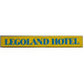 LEGO Light Gray Train Level Crossing Center Rail Cap Insert with &#039;Legoland HOTEL&#039; Sticker