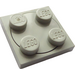 LEGO Lichtgrijs Turntable 2 x 2 Plaat met Light Grijs Top