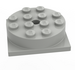 LEGO Lichtgrijs Turntable 4 x 4 Basis met Same Color Top (3403 / 73603)