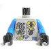 LEGO Hellgrau UFO Alien Blau Torso (973 / 73403)