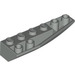 LEGO Light Gray Wedge 2 x 6 Double Inverted Right (41764)