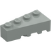 LEGO Light Gray Wedge Brick 2 x 4 Left (41768)