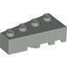 LEGO Gris clair Coin Brique 2 x 4 La gauche (41768)