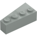 LEGO Grigio chiaro Cuneo Mattoncino 2 x 4 Destra (41767)