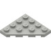 LEGO Light Gray Wedge Plate 4 x 4 Corner (30503)