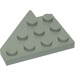 LEGO Hellgrau Keil Platte 4 x 4 Flügel Recht (3935)