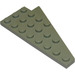 LEGO Lichtgrijs Wig Plaat 4 x 8 Vleugel Links zonder Stud Notch