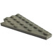 LEGO Light Gray Wedge Plate 4 x 8 Wing Right without Stud Notch