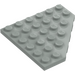 LEGO Light Gray Wedge Plate 6 x 6 Corner (6106)