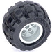 LEGO Lysegrå Wheel 43.2 x 28 Balloon Small with Tyre 43.2 x 28 Balloon Small