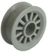 LEGO Light Gray Wheel Centre Spoked Small (30155)