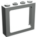 LEGO Light Gray Window Frame 1 x 4 x 3 (center studs hollow, outer studs solid) (6556)
