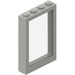 LEGO Light Gray Window Frame 1 x 4 x 5 with Fixed Glass