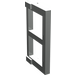 LEGO Light Gray Window Pane 1 x 2 x 3 with Thick Corner Tabs (28961 / 60608)