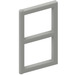 LEGO Light Gray Window Pane 1 x 2 x 3 without Thick Corners (3854)