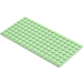 LEGO Verde claro Placa Base 8 x 16 (3865)